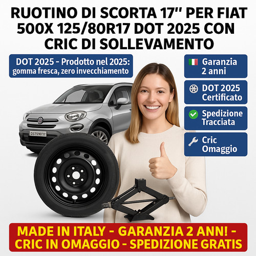 Ruotino scorta per fiat - ,